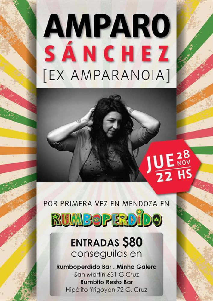 Amparo Sánchez, una cantaora en Mendoza