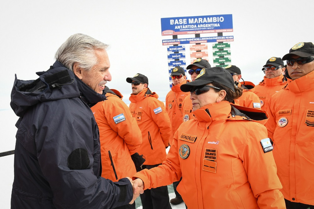 Desde la Antártida, Alberto Fernández afirmó que es "un enclave vital de la soberanía territorial y política"