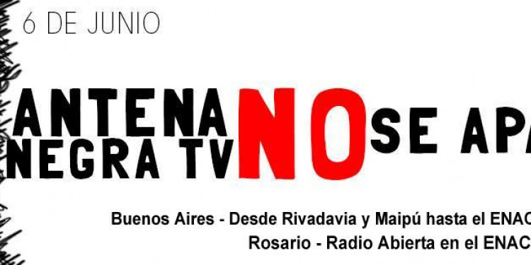 Antena Negra TV se moviliza para denunciar censura 