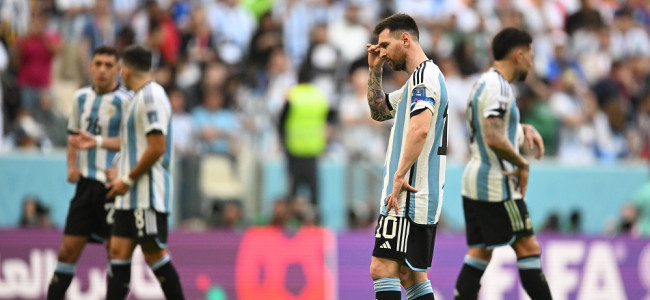Argentina perdió sorpresivamente con Arabia Saudita en su debut en Qatar