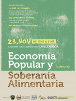 Seminario de Economía Social y Soberanía Alimentaria en Lavalle