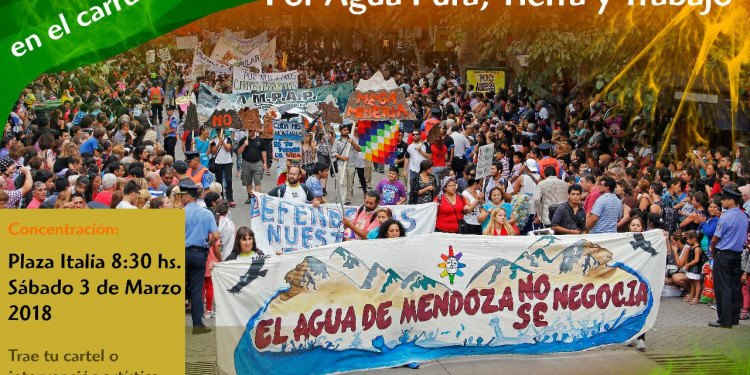 Las asambleas por el agua volverán a marchar en la previa del Carrusel