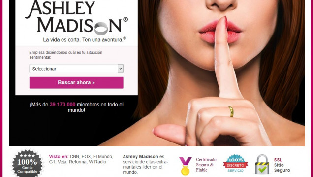 imagen Descargo oficial por cuentas del Gobierno en Ashley Madison