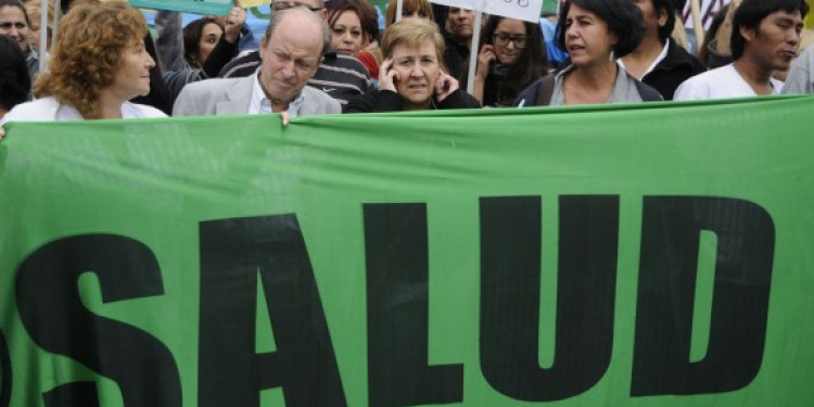 Los gremios de la salud paran por tiempo indefinido