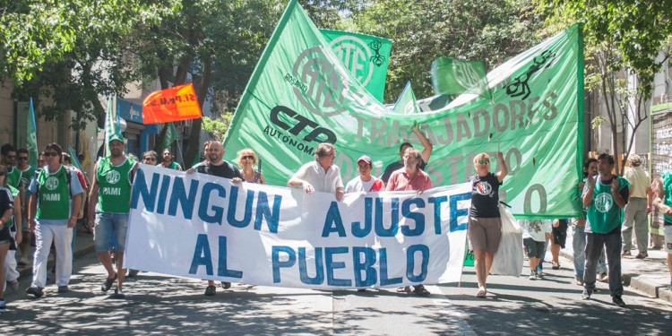 Marchas y protestas contra las reformas laboral y previsional