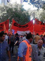 ATE y la CTA fueron multados por cortar calles del centro