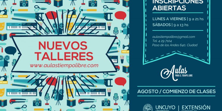 Nuevos talleres en las Aulas de Tiempo Libre 