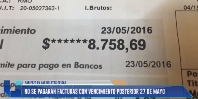 No se pagarán facturas con vencimiento posterior al 27 de mayo