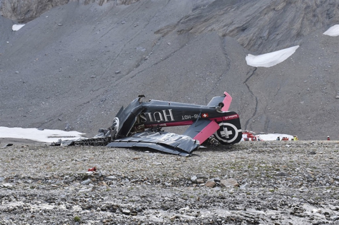 Se desconocen las causas de la caída del avión en Suiza