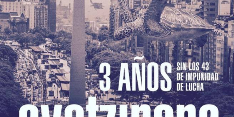 Convocan a un acto a 3 años de las desapariciones forzadas en Ayotzinapa