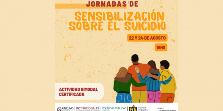 Se realizarán jornadas de sensibilización sobre el suicidio en la UNCUYO