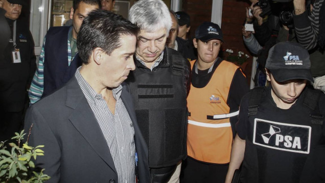 imagen Lázaro Báez se negó a declarar y quedó detenido en Ezeiza