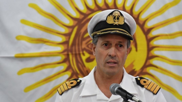 imagen Balbi: "Hay 14 unidades para buscar al submarino"