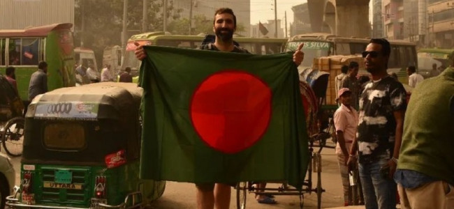 "El amor de Bangladesh por los colores argentinos no se ve en todos lados"