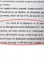 Crece la pelea entre la Barrick y Gioja