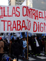 Protesta en el Obelisco para que se declare la emergencia alimentaria