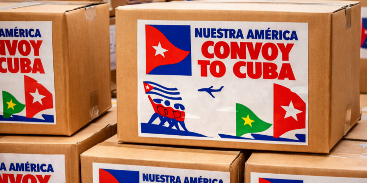Convoy solidario busca aliviar la crisis en Cuba