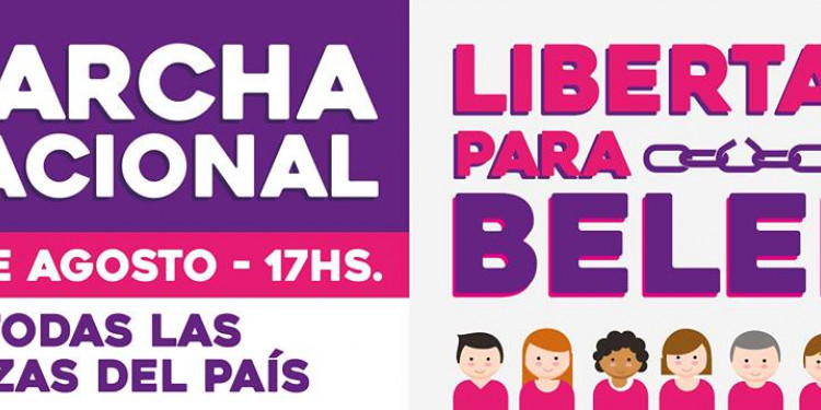 Marcha Nacional por "Libertad para Belén"