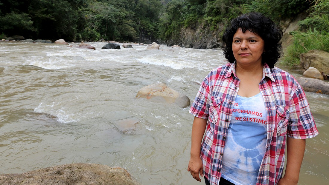 Piden que se esclarezca el asesinato de la activista Berta Cáceres