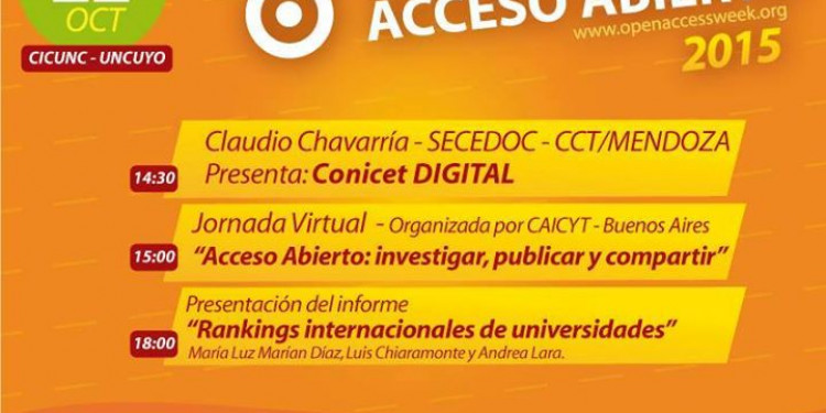 Encuentro de Acceso Abierto en el CICUNC