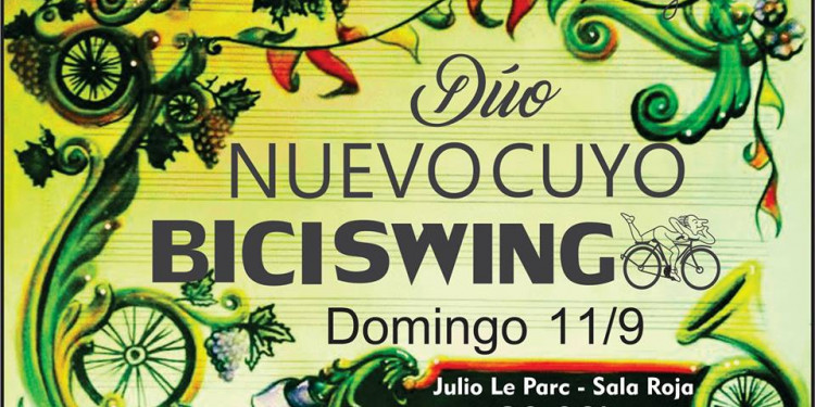 BiciSwing junto al Dúo Nuevo Cuyo, este domingo en el Le Parc