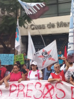Referente del Polo Obrero vino a Mendoza a reclamar la liberación de dirigentes 
