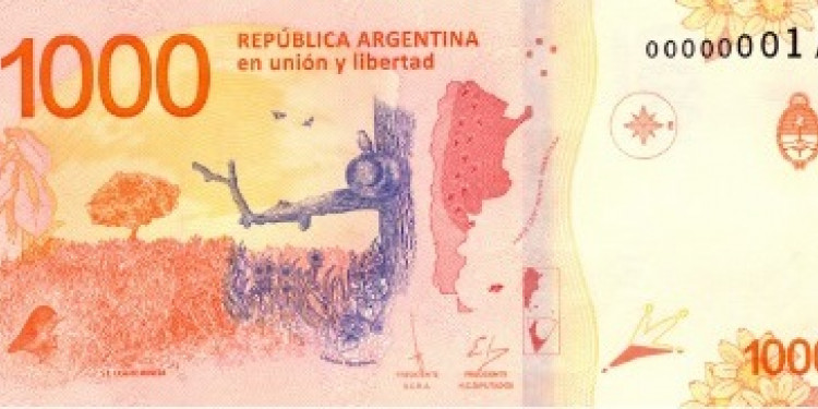 Así es el nuevo billete de $ 1000