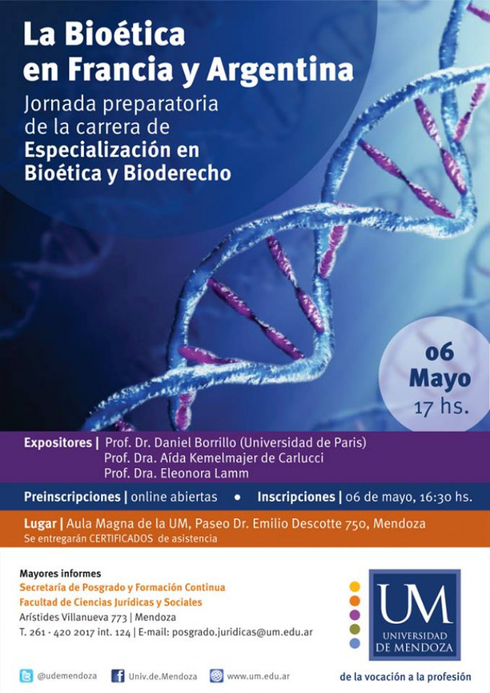 Jornada preparatoria sobre Bioética y Bioderecho