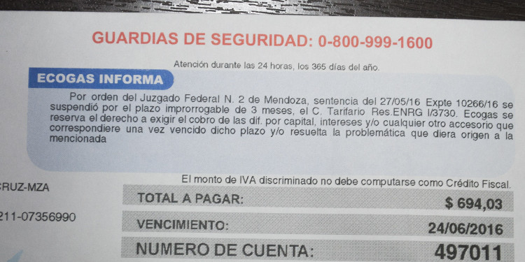 Gas: devolverán el dinero con los intereses