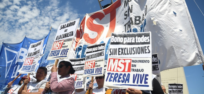 Bono de 45 mil pesos: marcha para reclamar un pago "sin exclusiones"