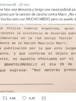 El músico Gabriel "Boya" Rulli y su calvario por un retuit