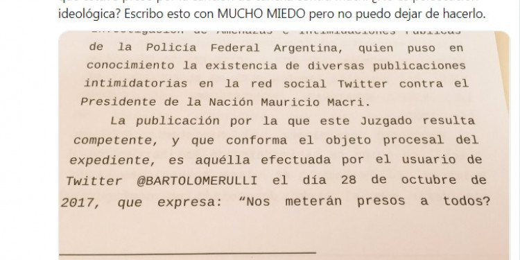 El músico Gabriel "Boya" Rulli y su calvario por un retuit