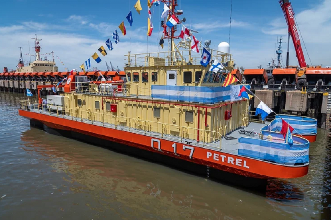 Cómo es el buque hidrográfico ARA Petrel, construido en Tandanor para la Armada Argentina