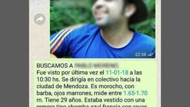 imagen En el 2017 hubo 2.730 denuncias por personas desaparecidas