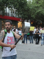 Cacerolazo en San Martín y Garibaldi contra la ley de reforma previsional