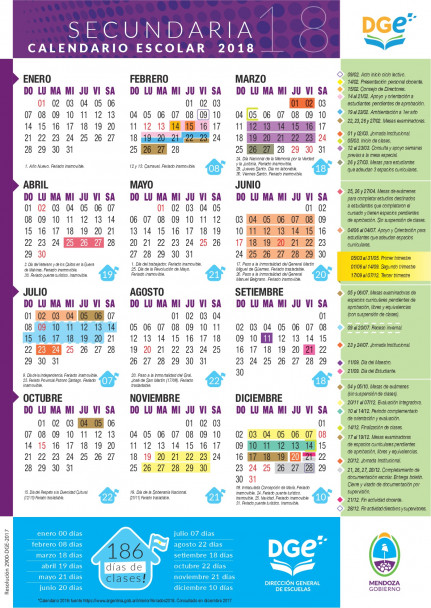 imagen Calendario Escolar 2018: inicio de clases, asuetos y feriados