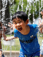 La ola de calor de Japón en diez imágenes