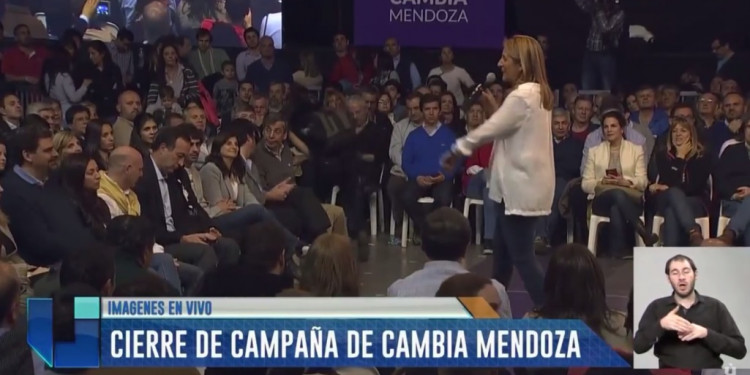 Así fue el cierre de campaña del Frente Cambia Mendoza