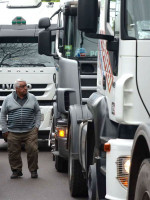 Nuevo "camionazo" hacia la Municipalidad de Las Heras