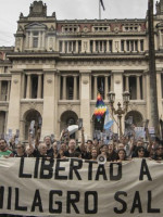 Lanzaron campaña internacional por la libertad de Milagro Sala