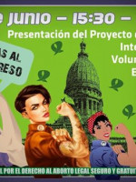 Presentan mañana el Sexto Proyecto de Ley de Interrupción Voluntaria de Embarazo en Diputados