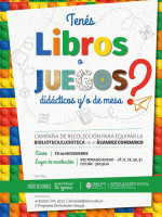  Sumate a la campaña para equipar la biblioteca/ludoteca del Jardín Maternal "Tío Ignacio"