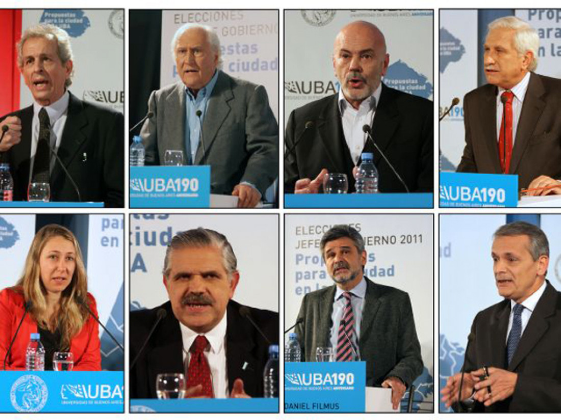 Ciudad de Buenos Aires: sólo Macri faltó al debate en la UBA