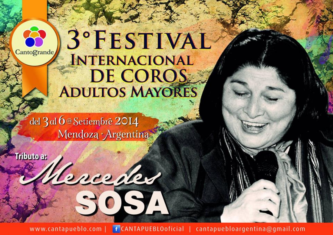 El "CANTOGRANDE" en homenaje a Mercedes Sosa