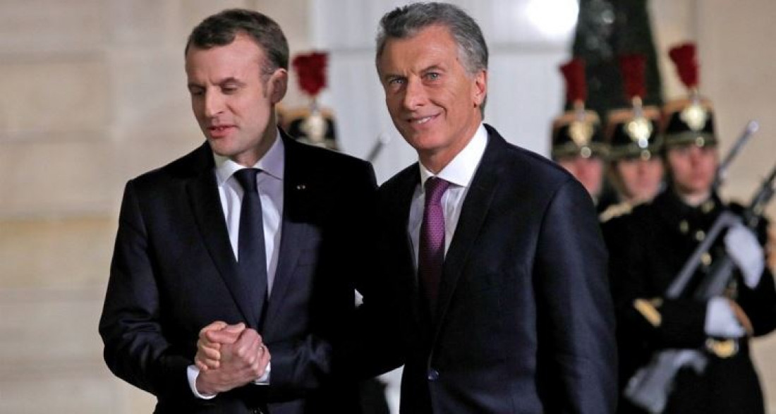 Macri se reunió con Macron y le pidió acelerar el acuerdo UE-Mercosur