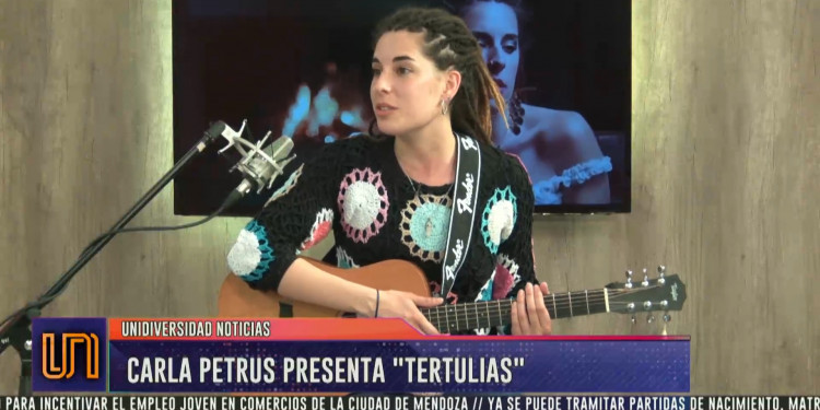 Carla Petrus se presenta en "Tertulias"