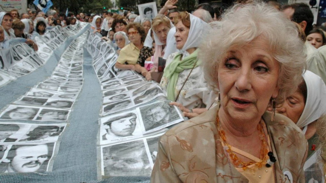 Estela de Carlotto llega con la polémica de los Derechos Humanos 