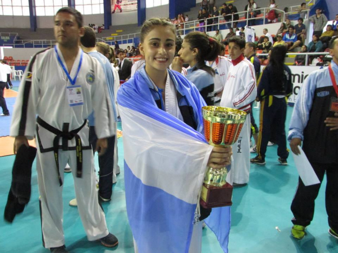 Carolina Irazábal, una campeona en lo alto