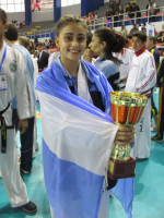 Carolina Irazábal, una campeona en lo alto