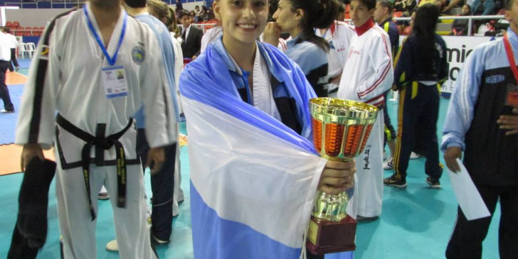 Carolina Irazábal, una campeona en lo alto